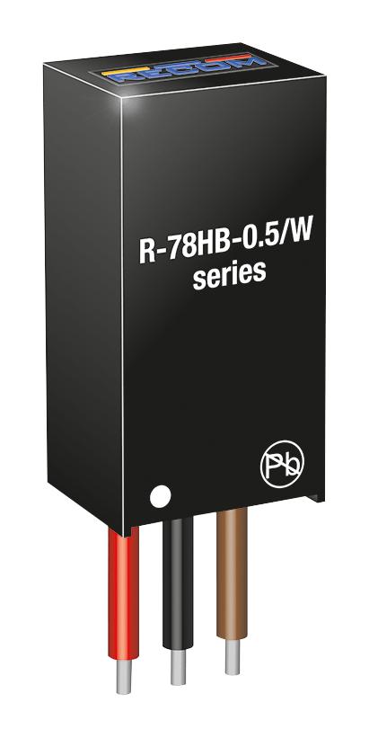 R-78HB12-0.5/W DC/DC CONVERTER, 12V, 0.5A RECOM POWER