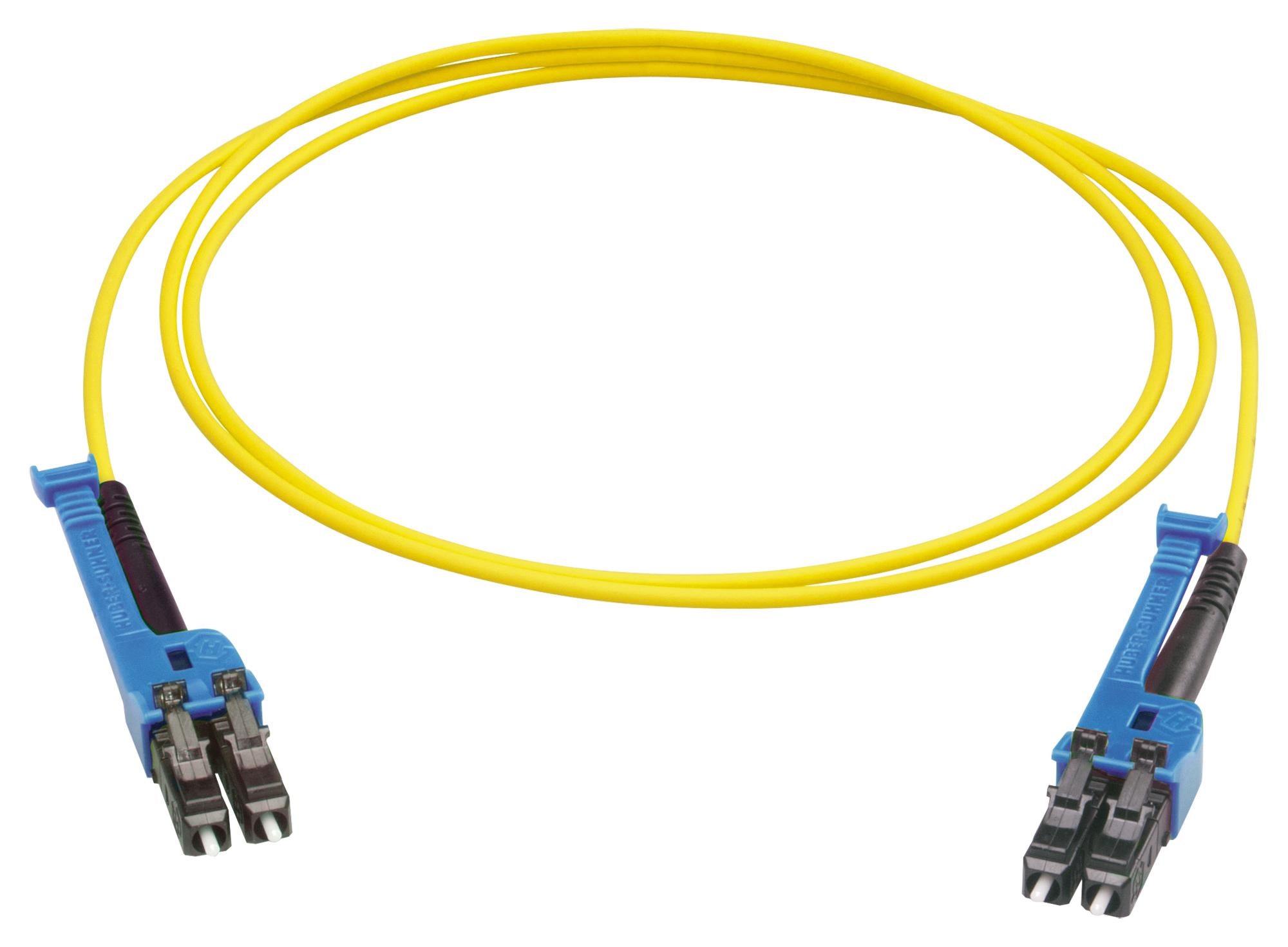 PCRS_LCUX_LCUX_A221T_05.0_SS PATCH CORD, SINGLEMODE, LC DUPLEX, 5M HUBER+SUHNER
