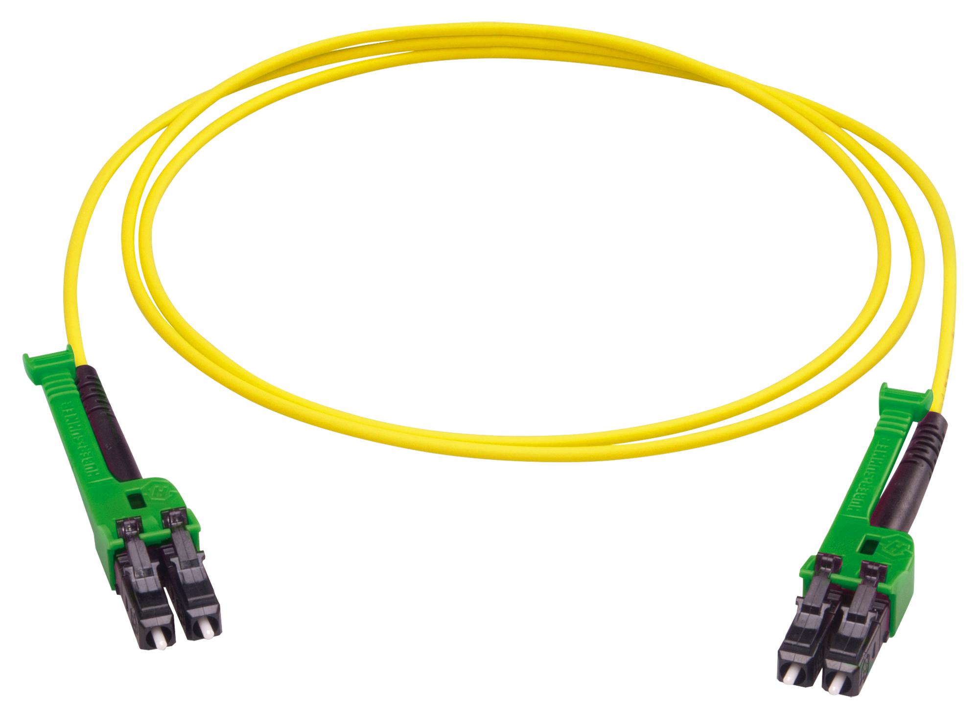 PCRS_LCAX_LCAX_A221T_10.0_SS PATCH CORD, SINGLEMODE, LC DUPLEX, 10M HUBER+SUHNER