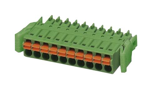FMC 1,5/ 2-ST-3,5-RF TERMINAL BLOCK, PLUGGABLE, 2POS, 16AWG PHOENIX CONTACT