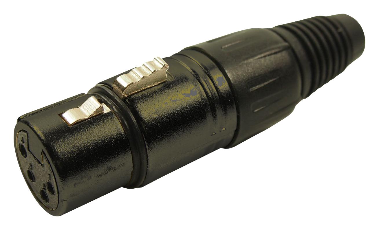 FC6151 CONNECTOR, XLR, PLUG, 4POS, CABLE CLIFF ELECTRONIC COMPONENTS