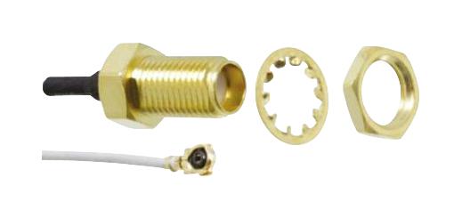 89761-3412 RF CABLE ASSY, SMA JACK-MCRF PLUG, 100MM MOLEX