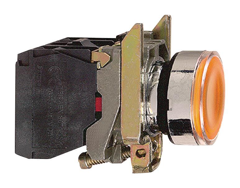 XB4BW35G5 PB SWITCH, ILLUM, NO/NC, 6A, 120V, ORG SCHNEIDER ELECTRIC