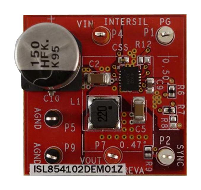 ISL854102DEMO1Z DEMO BOARD, SYNCHRONOUS BUCK REGULATOR RENESAS