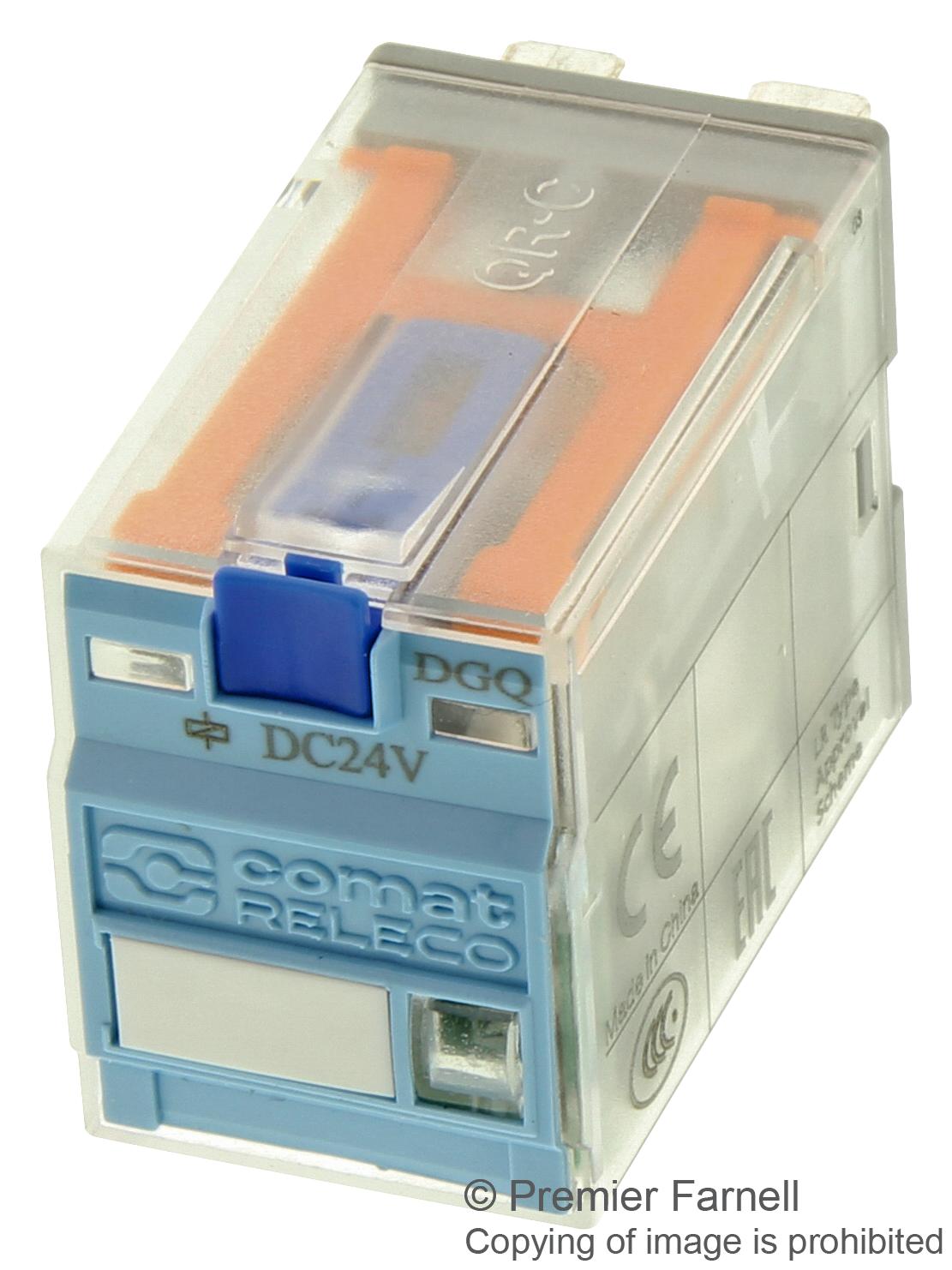 C7-A20DX/024VDC RELAY, DPDT, 24VDC, 10A, SOCKET TURCK