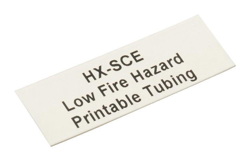 HX-SCE-1K-9.5-50-9 HEAT SHRINK MARKER, 9.5MM, WHITE RAYCHEM - TE CONNECTIVITY