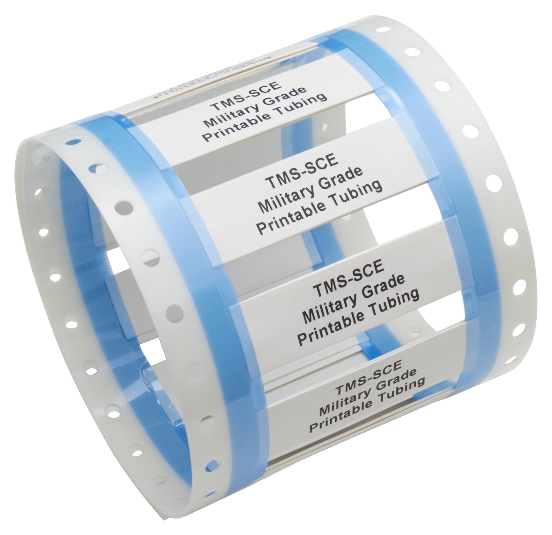 TMS-SCE-3/4-2.0-9 HEAT SHRINK MARKER, 19.05MM, WHITE,PK250 RAYCHEM - TE CONNECTIVITY