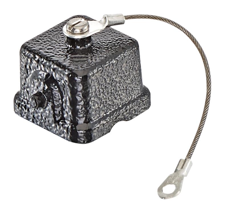 09370035406 PROTECTION COVER W/ CORD, 3A PLUG BASE HARTING