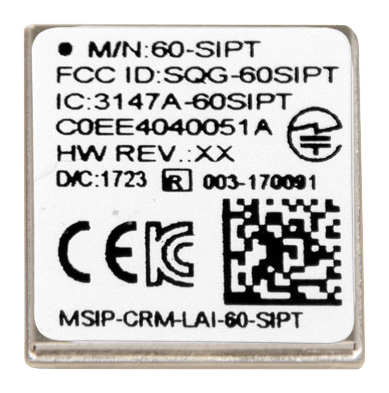 SU60-SIPT BLUETOOTH AND WIFI MODULE, 2.4GHZ LAIRD CONNECTIVITY