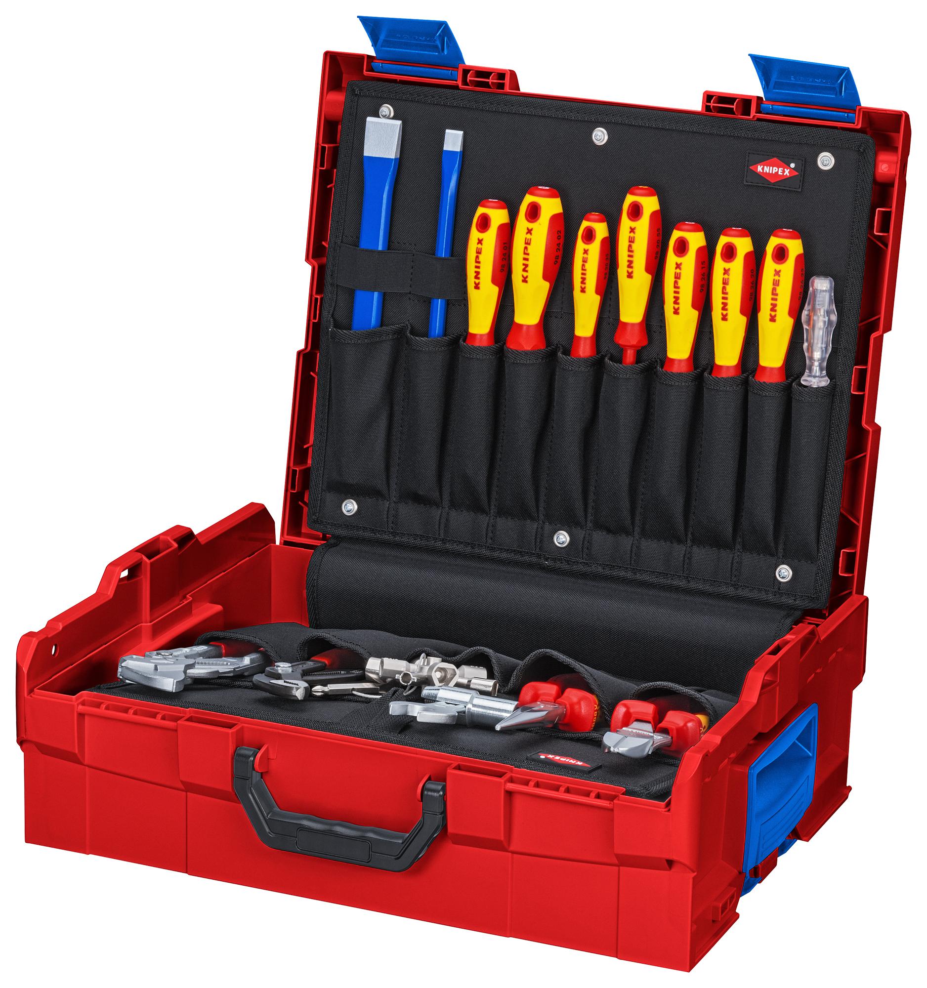 00 21 19 LB S ELECTRICAL TOOL KIT, 52 PC KNIPEX