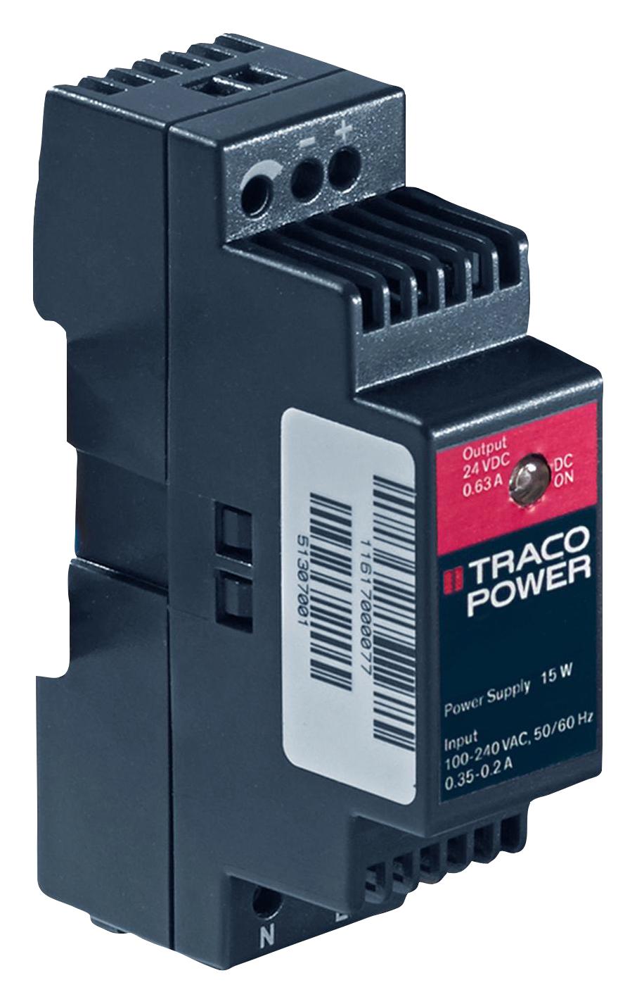 TBLC 90-112 POWER SUPPLY, AC-DC, 12V, 7.5A TRACO POWER