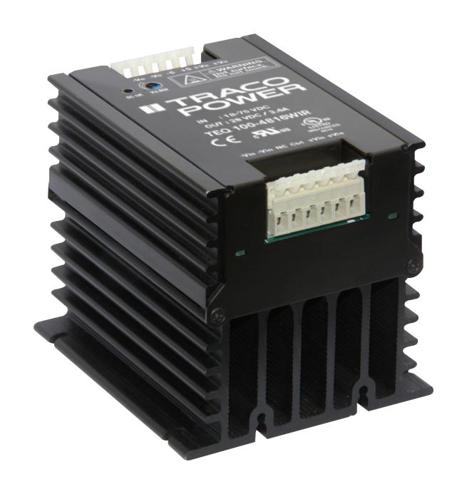 TEQ 100-4818WIR DC-DC CONVERTER, 48V, 2.1A TRACO POWER