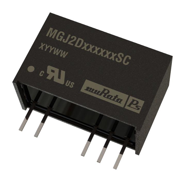 MGJ2D051802SC DC-DC CONVERTER, 2 O/P, 2W MURATA POWER SOLUTIONS