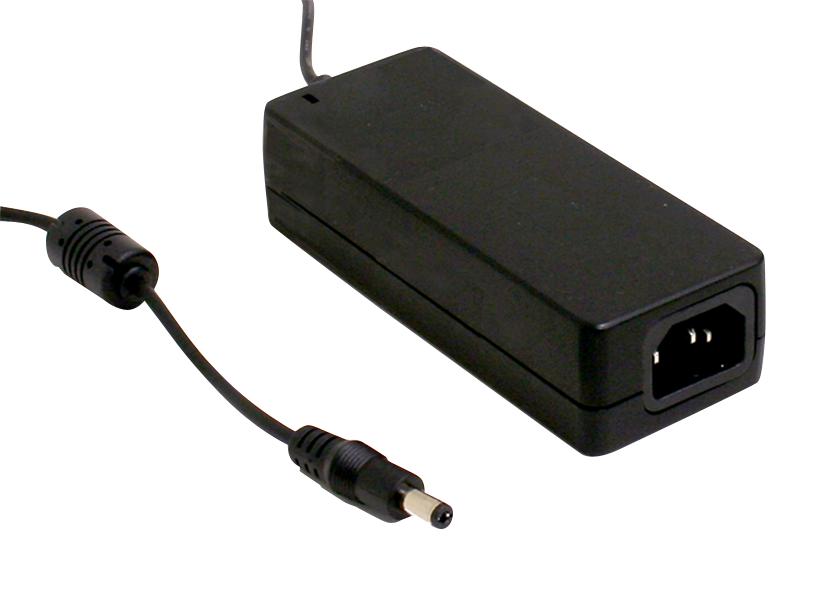 GSM60A24-P1J ADAPTOR, MEDICAL, AC-DC, 24V, 2.5A MEAN WELL