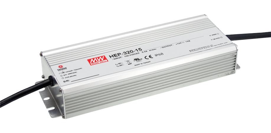 HEP-320-54A POWER SUPPLY, AC-DC, 54V, 5.95A MEAN WELL
