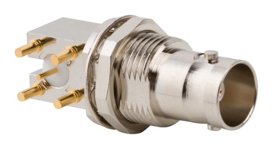 031-70221 RF COAXIAL, BNC JACK, 75 OHM, PCB AMPHENOL RF