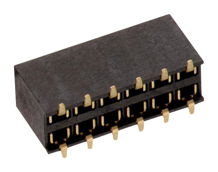 61001221821 CONNECTOR, RCPT, 12POS, 2ROW, 2.54MM WURTH ELEKTRONIK