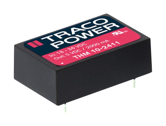 THM 10-2423 DC-DC CONVERTER, MEDICAL, 2 O/P, 10W TRACO POWER