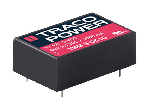 THM 3-4823 DC-DC CONVERTER, MEDICAL, 2 O/P, 3W TRACO POWER