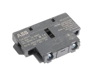 OA2G11 AUXILIARY CONTACT, 10A, 600VAC ABB