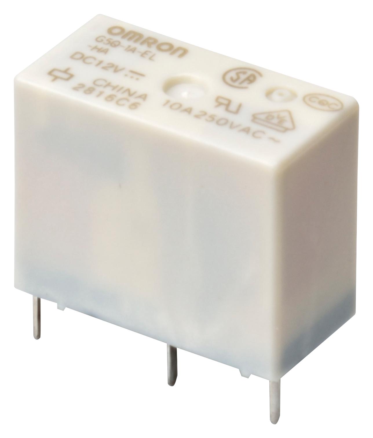 G5Q-1A4-EL3-HA DC24 POWER RELAY, 24VDC, 10A, SPST-NO, TH OMRON