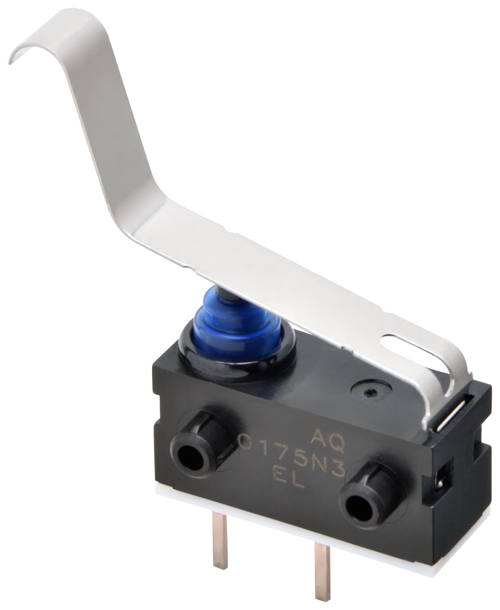 D2AW-ER082D R MICROSWITCH, LEVER, SPST-NC, 0.1A, 12VDC OMRON