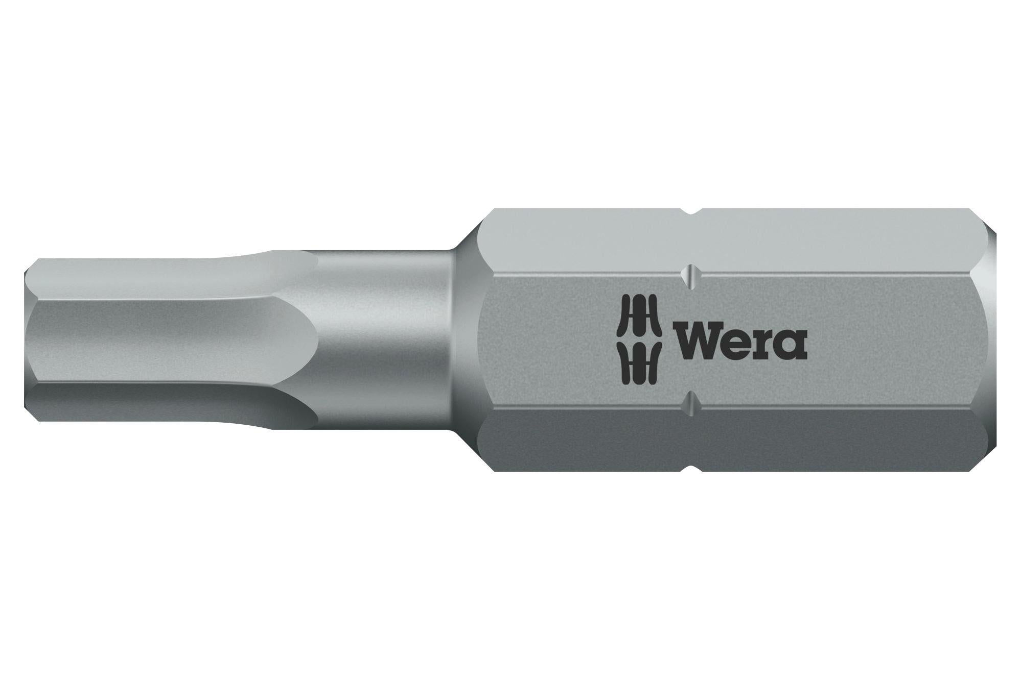 05056303001 HEX BIT, SIZE 1.5MM X 25MM WERA