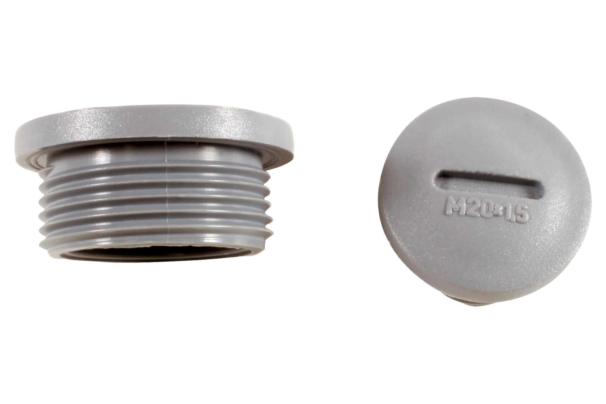 HPP9 SL080 HOLE PLUG, POLYAMIDE 6, PG 9, SLATE ALPHA WIRE