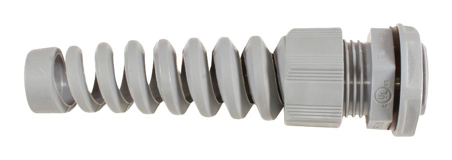PMS20 SL080 CABLE GLAND, POLYAMIDE 6, 10-14MM, SLATE ALPHA WIRE
