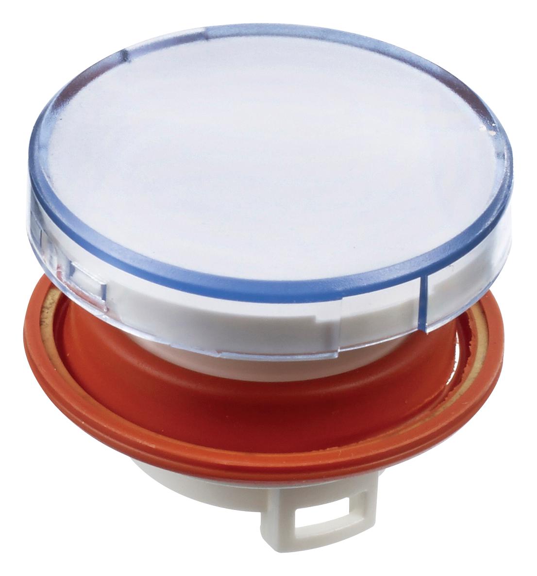 HW1A-L1W ROUND LENS, WHITE, FLUSH IDEC