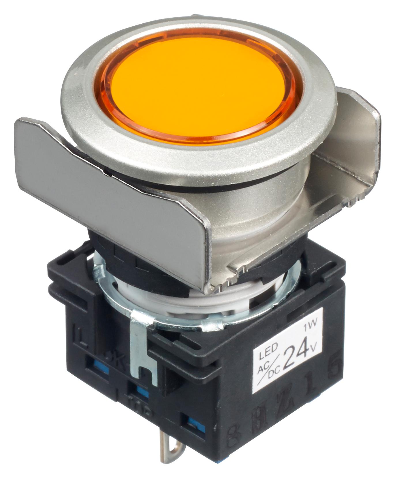LB6MP-1T04A PILOT LIGHT, AMBER, 24VAC/VDC IDEC