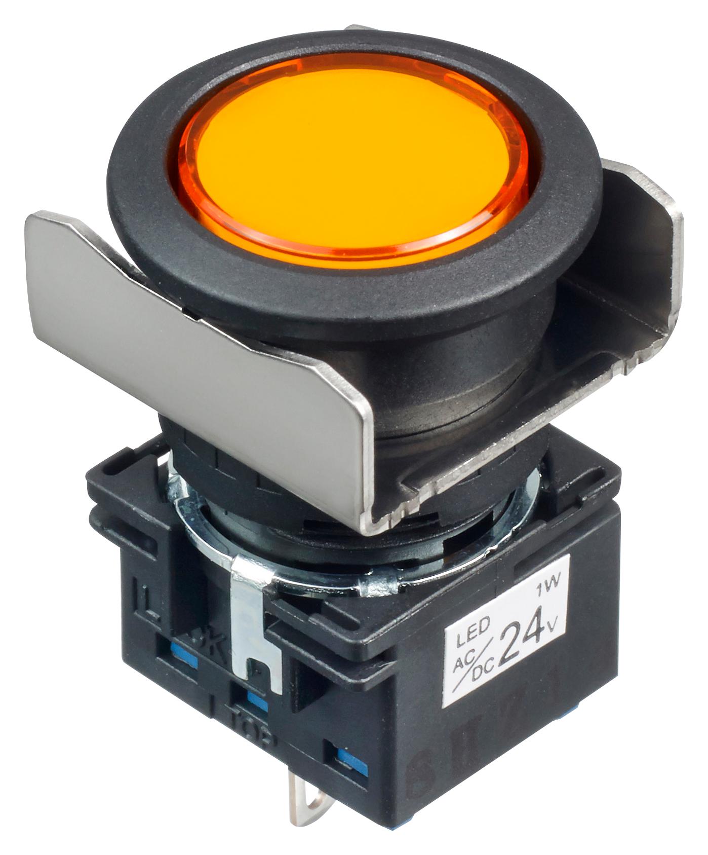 LB6P-1T04A PILOT LIGHT, AMBER, 24VAC/VDC IDEC