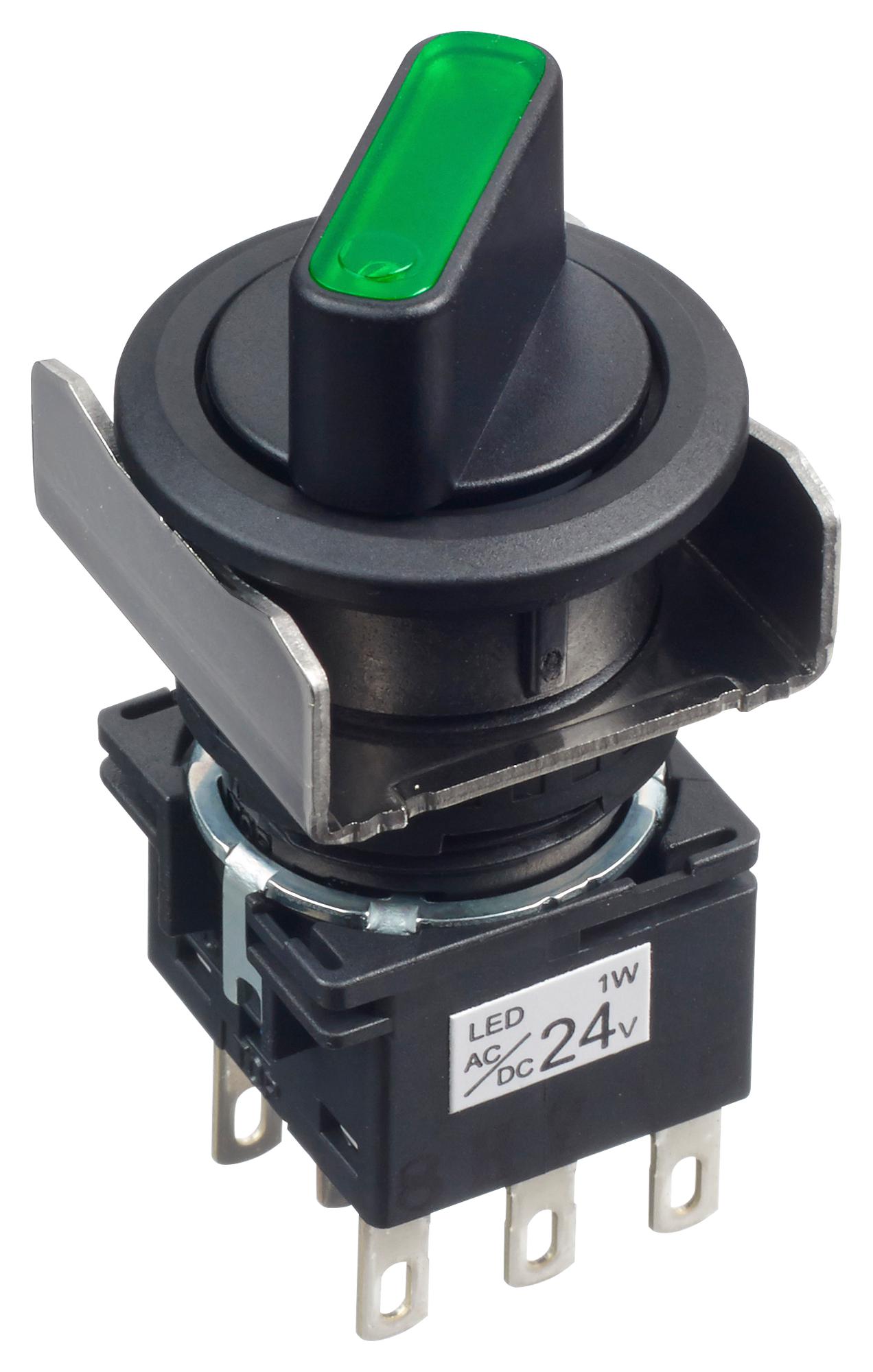 LB6F-2T64G ROTARY SWITCH, 2 POS, 5A, 250VAC IDEC