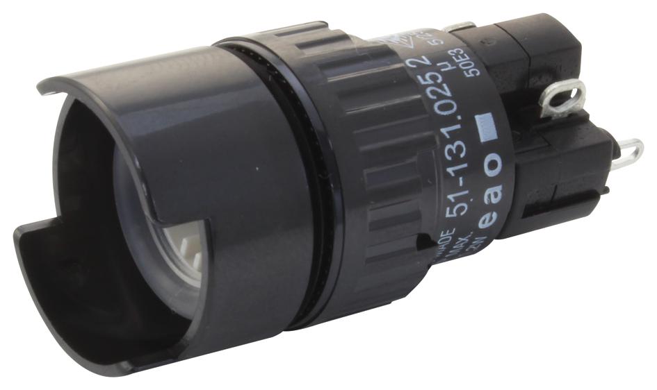 51-132.0252 PB SWITCH, ILLUM, DPST-NO/NC, 5A, 250VAC EAO