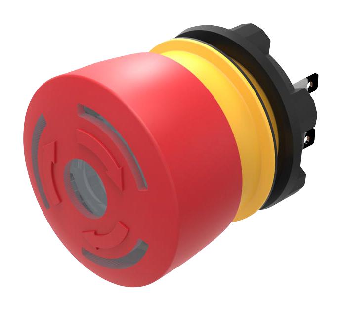 84-5021.2B20 E-STOP PB SW, SPST-NC, 5A, 250V, QC EAO