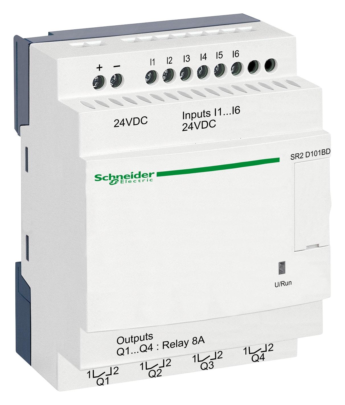 SR2D101BD COMPACT SMART RELAY, 10 I/O, 24V SCHNEIDER ELECTRIC