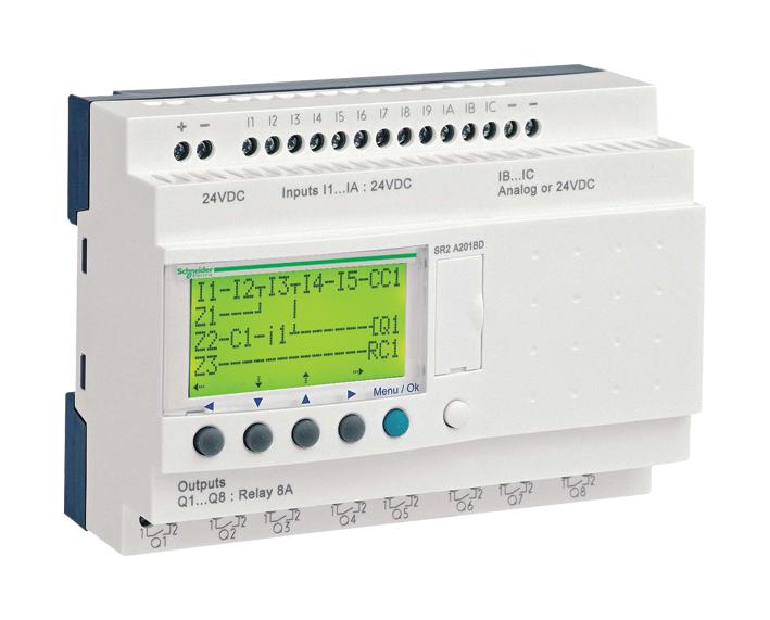 SR2A201BD COMPACT SMART RELAY, 22 I/O, 24V SCHNEIDER ELECTRIC