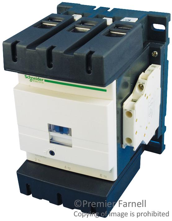 LC1D1506F7 CONTACTOR, 3PST-NO, 110V, DIN RAIL/PANEL SCHNEIDER ELECTRIC