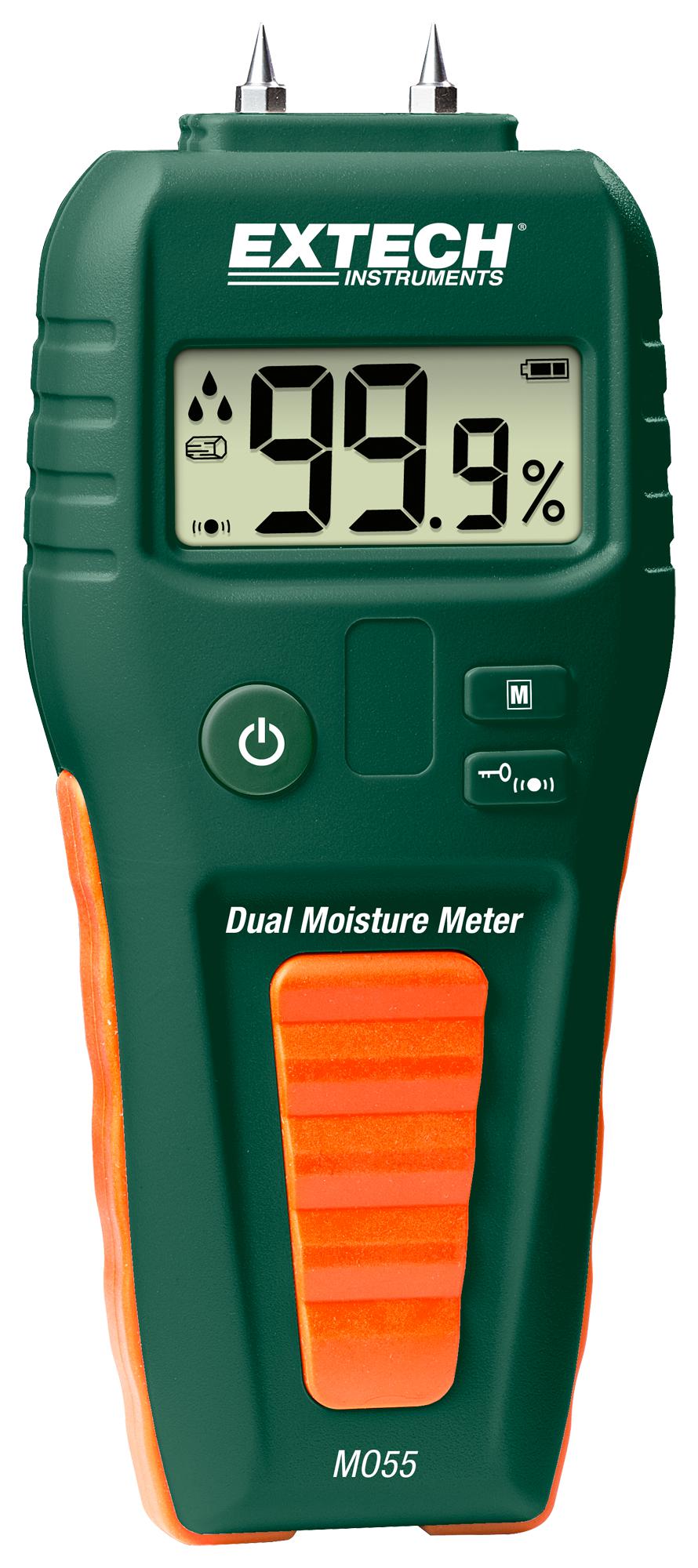 MO55 PIN & PINLESS MOISTURE METER, 0-99.9% EXTECH INSTRUMENTS