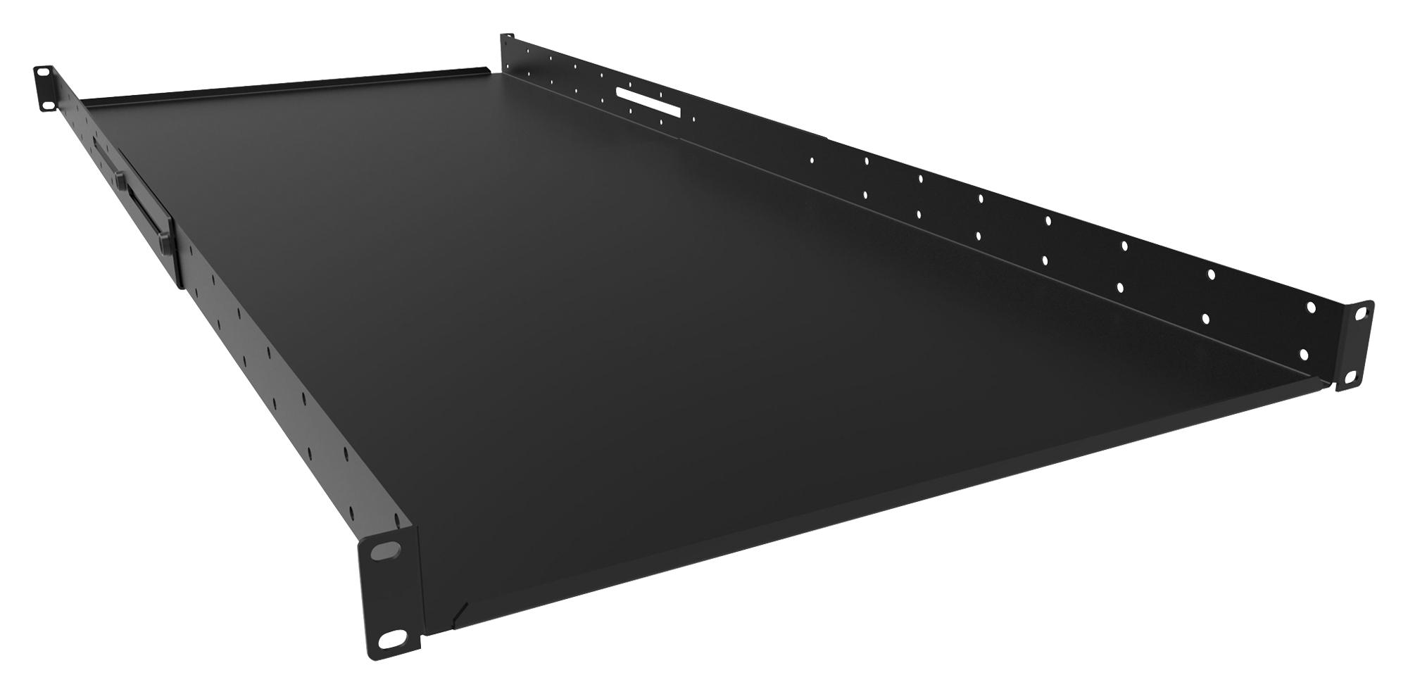 ADSU3642BK ADJ RACK MOUNT SHELF, 36-42", 1U, STEEL HAMMOND