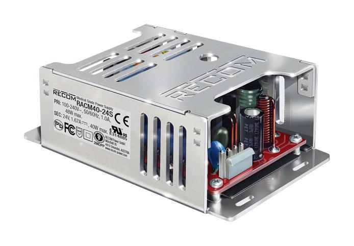 RACM40-12S POWER SUPPLY, AC-DC, 12V, 3.34A RECOM POWER