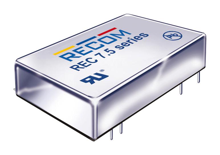 REC7.5-1209DRW/H3/A/M/CTRL DC-DC CONVERTER, 2 O/P, 7.5W RECOM POWER