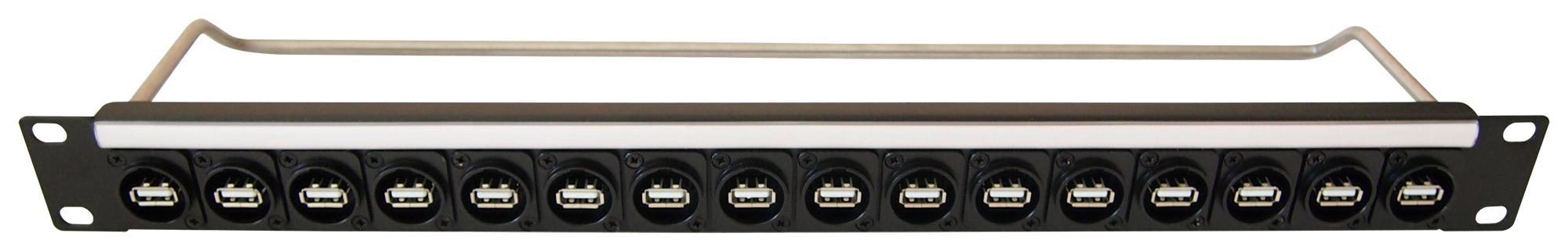 CP30175 PATCH PANEL, USB, 16PORT, 1U, M3 HOLE CLIFF ELECTRONIC COMPONENTS