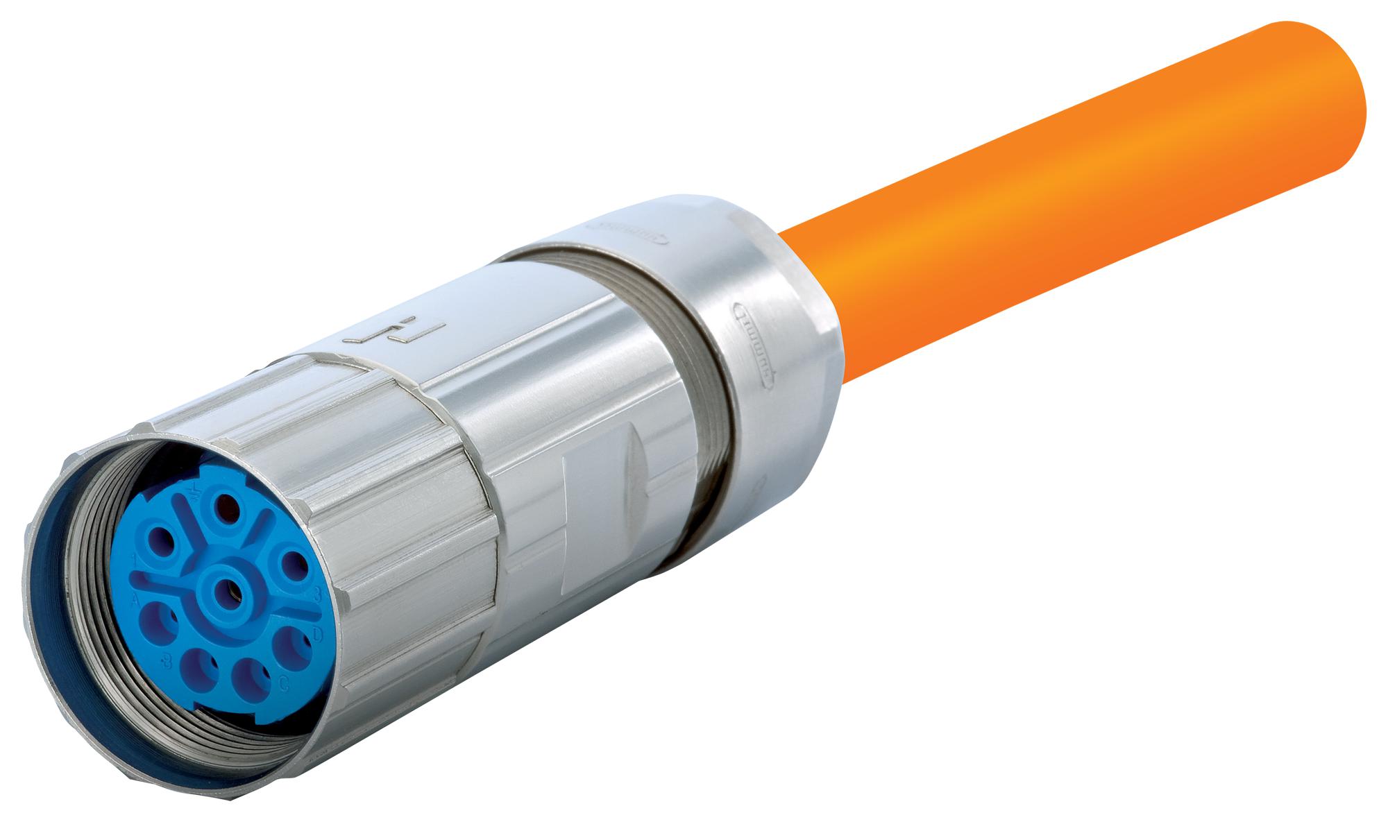 7.084.943.122 CIRCULAR INSERT, RCPT, 7+PE, CRIMP HUMMEL