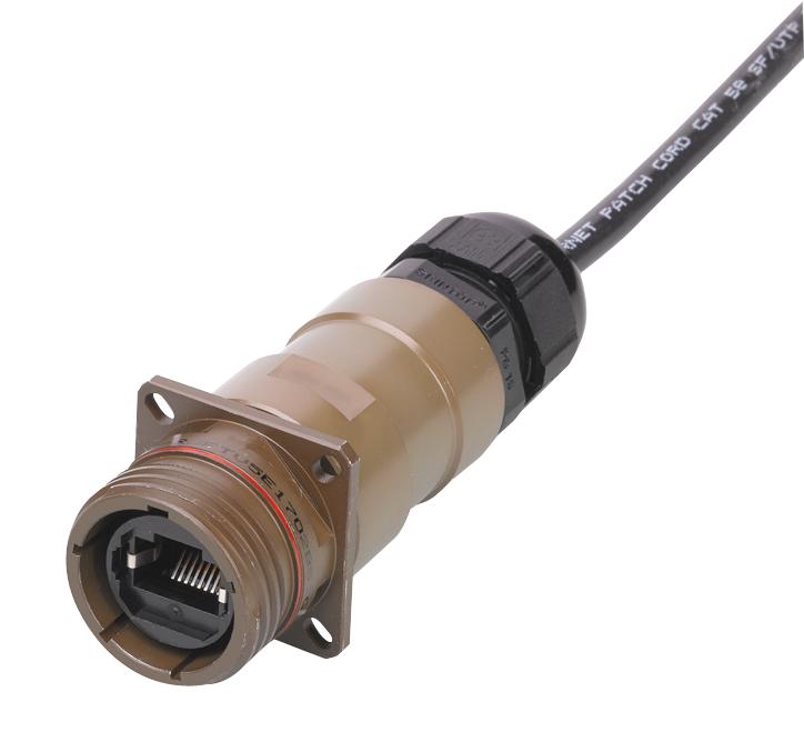 C-RJFTV5E17021G SEALED CONN, RJ45, RCPT, 8POS, PANEL CINCH CONNECTIVITY SOLUTIONS