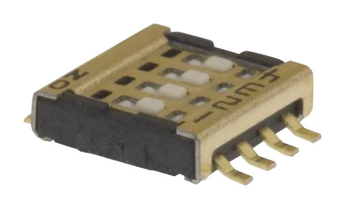 CVS-02TB DIP SWITCH, 2POS, SPST, SLIDE, SMD NIDEC COPAL ELECTRONICS
