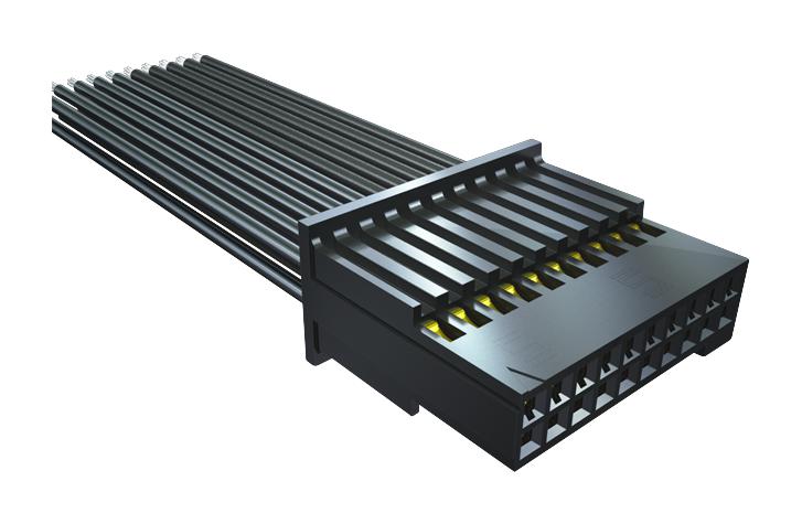 SFSD-05-28-H-10.00-SR . CABLE ASSY, CRIMP RCPT-FREE END, 254MM SAMTEC