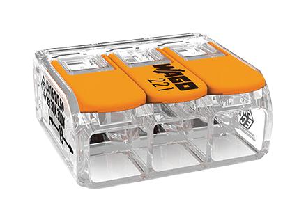221-613 TERMINAL BLOCK, PLUGGABLE, 3POS, 10AWG WAGO