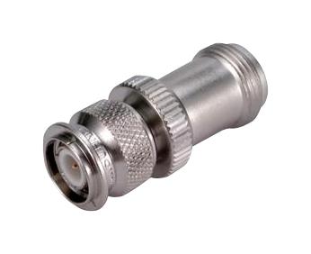 33_TNC-N-50-1/133_UE RF COAX ADAPTER, TNC PLUG-N JACK, 50 OHM HUBER+SUHNER