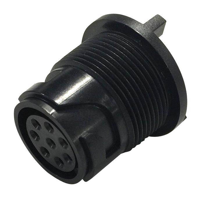 PXP4013/10S CIRCULAR CONNECTOR, RCPT, 10POS, PANEL BULGIN LIMITED